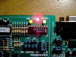 EasyPIC3 programming status LED